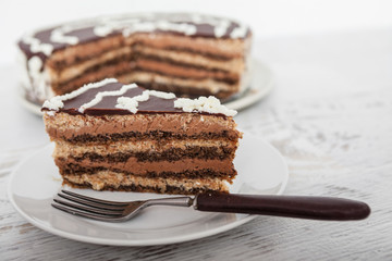 Chocolate Cake Slice