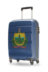 Suitcase with US state flag on it - Vermont