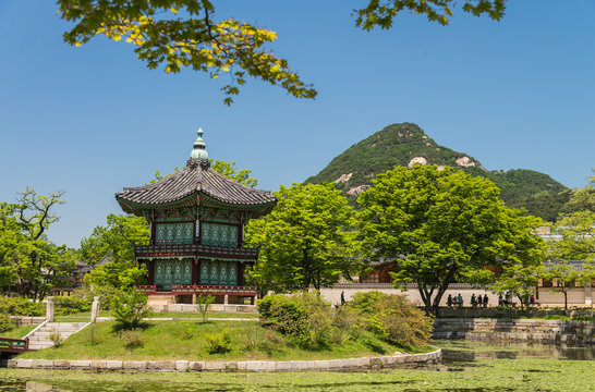 Hyangwonjeong Pavillion in Seoul South Korea