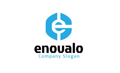 Obraz premium Enovalo Logo template