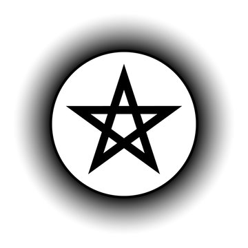 Pentagram button.