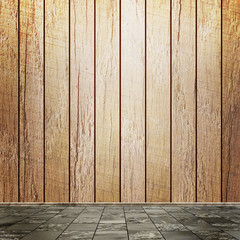 grunge empty room interior