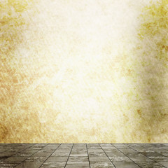 grunge empty room interior