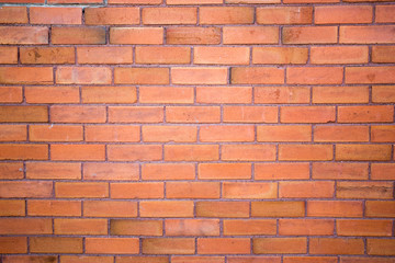 Brick wall background.