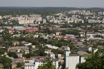 Fototapeta na wymiar Residential area in Lvov
