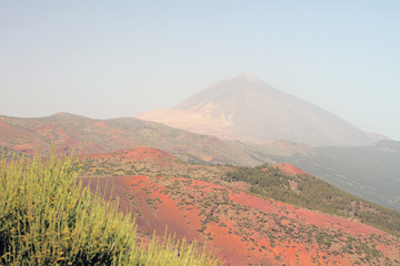 Obraz premium Slopes of Teide volcano. Tenerife, Spain