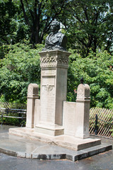 Fototapeta na wymiar Alexander Lyman Holley Monument Washington Square Park Manhattan New York City