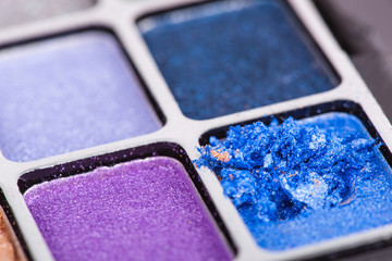 Professional make-up eyeshadows