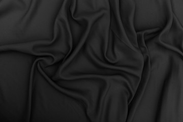 Fototapeta premium Black fabric