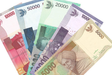 Geldfächer Indonesische Rupiah