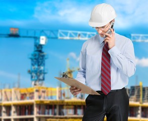 Construction, Manager, Telephone.