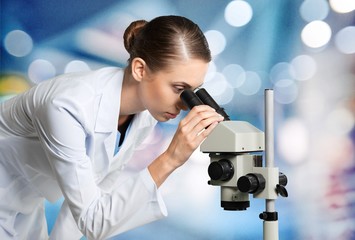 Microscope, Laboratory, Research.