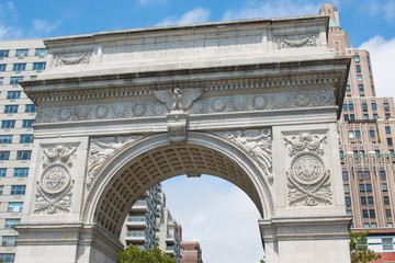 Fototapeta na wymiar Washington Square Arch Washington Square Park Manhattan New York City