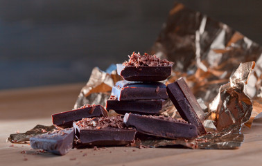 black chocolate