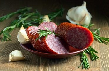  salami with rosemary