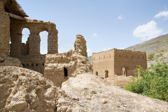 Ruins in Tanuf Oman
