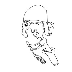 Cartoon witch