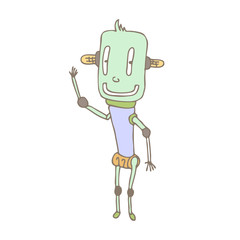 Cartoon robot