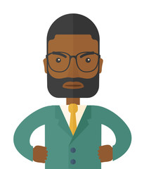 Angry black man
