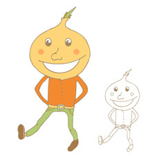 Cartoon onion