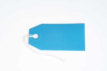 empty tag isolated on white background