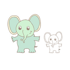 cartoon elephant