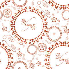 Seamless flowerr pattern