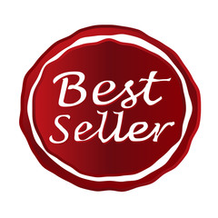 best seller best quality badge red
