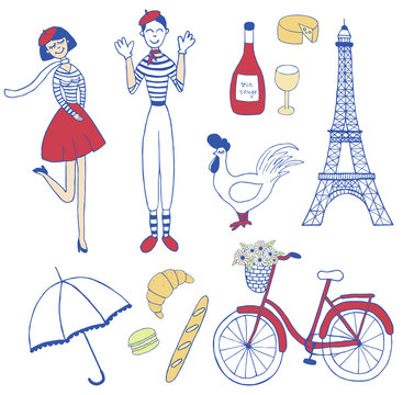 colored paris item