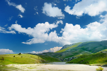 Beautiful view of Campo Imperatore plateau