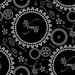 Seamless flowerr pattern