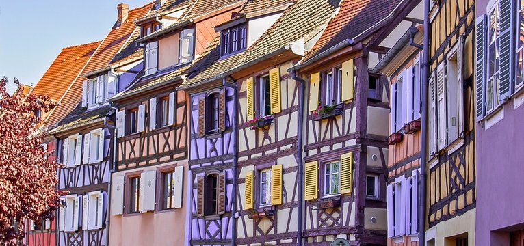 Maisons en Alsace, France