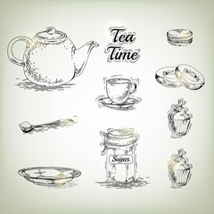 Set of tea