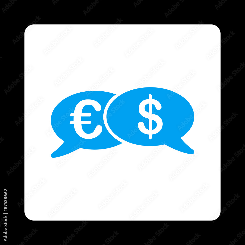 Poster banking transactions icon from commerce buttons overcolor set