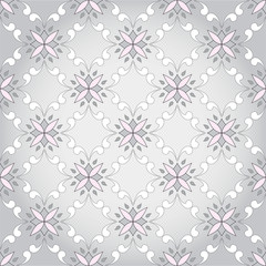 White seamless texture on grey background.