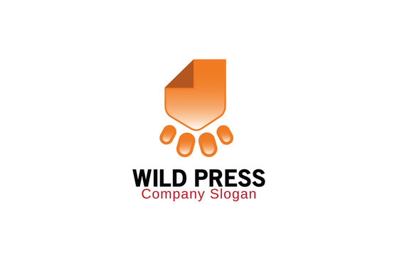 Wild Press Logo template