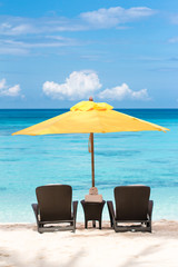 Tropical beach resort