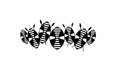 Abstract  wall art stickers illustration 