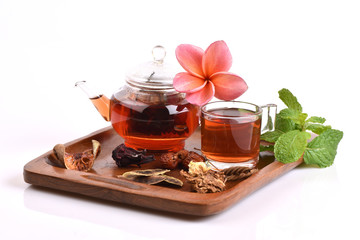 Drink herbal colon cleansing and fat accumulation.