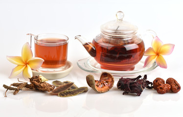 Drink herbal colon cleansing and fat accumulation.