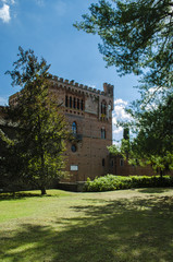Fototapeta na wymiar medieval castles in Tuscany