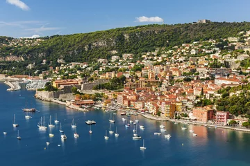 Peel and stick wall murals Villefranche-sur-Mer, French Riviera Villefranche-sur-Mer view on French Riviera