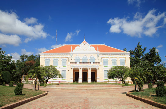 The provincial hall in Battambang City, Cambodia