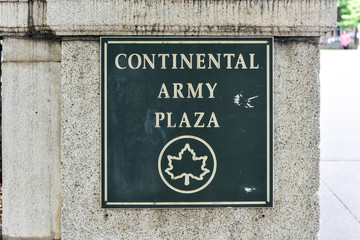 Continental Army Plaza, New York