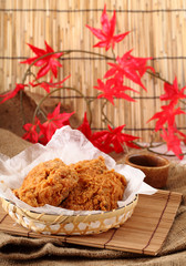 fried chicken in breast.