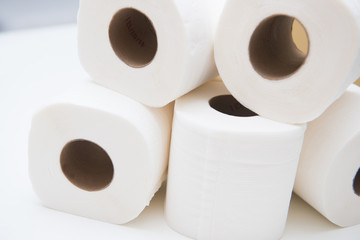 roll white tissue paper
