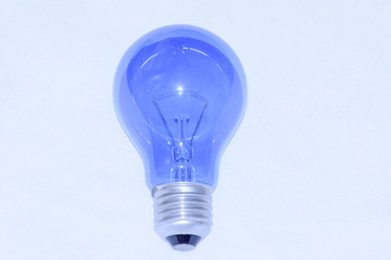 Light Bulb or electric light bulb incandescent isolated on white background.
