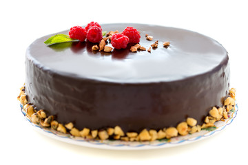 Chocolate cake.
