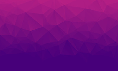 Shades of purple abstract polygonal geometric background. Low