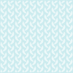 Abstract Nature Pattern with flowers.